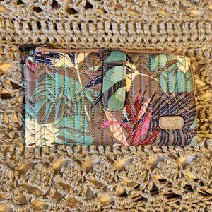 LUG Tram - Gray/Aqua Wallet